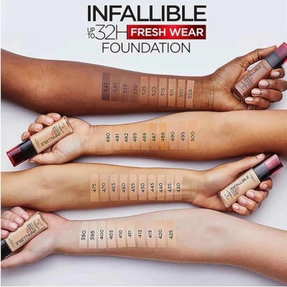 L'Oréal Infallible Fresh Wear Foundation Porcelain - 405 SPF -25 Up To 32H